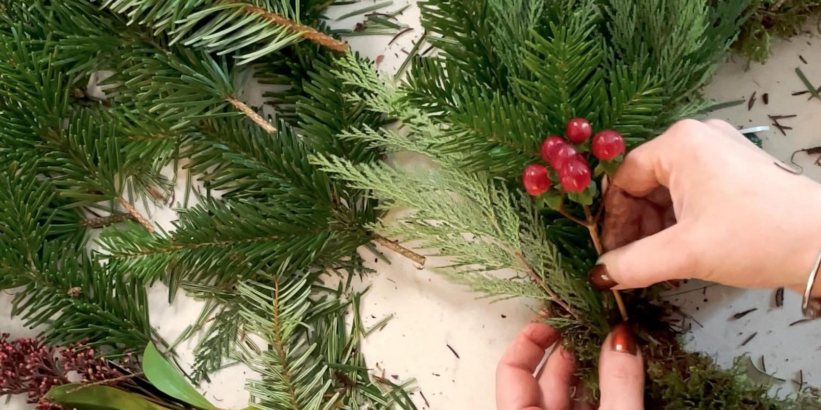 adding_hypericum_to_wreath